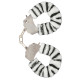 Наручники з хутром Toy Joy Furry fan cuffs Зебра