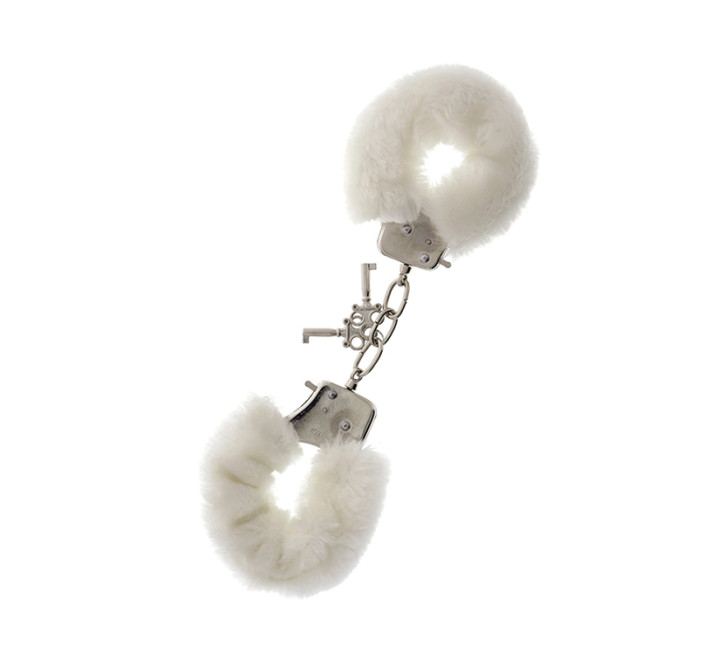 Наручники Dreamtoys Metal Handcuff with Plush Білі