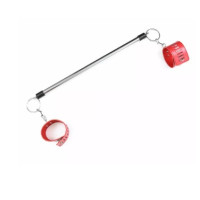 Розпірка DS Fetish Metal ankle spreader bar red