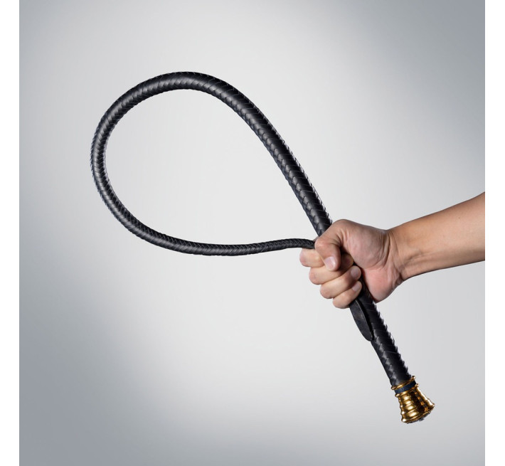 Батіг з італійської шкіри UPKO Black Label Collection, ручна робота