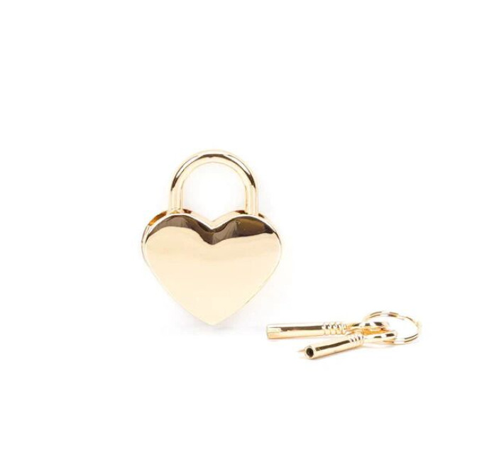 Замочек Liebe Seele Heart Shape Padlock Gold (2 шт)