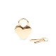 Замочек Liebe Seele Heart Shape Padlock Gold (2 шт)