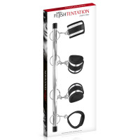 Фіксатор для рук і ніг Fetish Tentation Submission bar with 4 cuffs Фіксатор для рук і ніг Fetish Tentation Submission bar with 4 cuffs