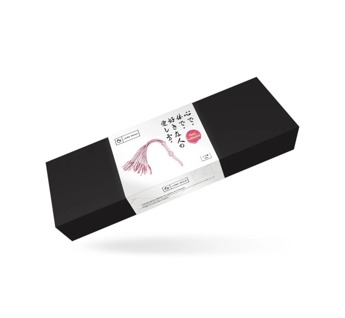 Флоггер Liebe Seele White & Pink Leather Whip