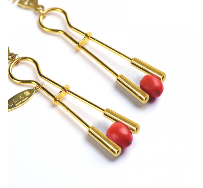 Зажимы на соски UPKO Снежинки