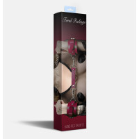 Наручники Feral Feelings - Hand Restraints, натуральна шкіра, бургунді Наручники Feral Feelings - Hand Restraints, натуральна шкіра, бургунді