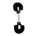 Наручники металеві з хутром EasyToys Black