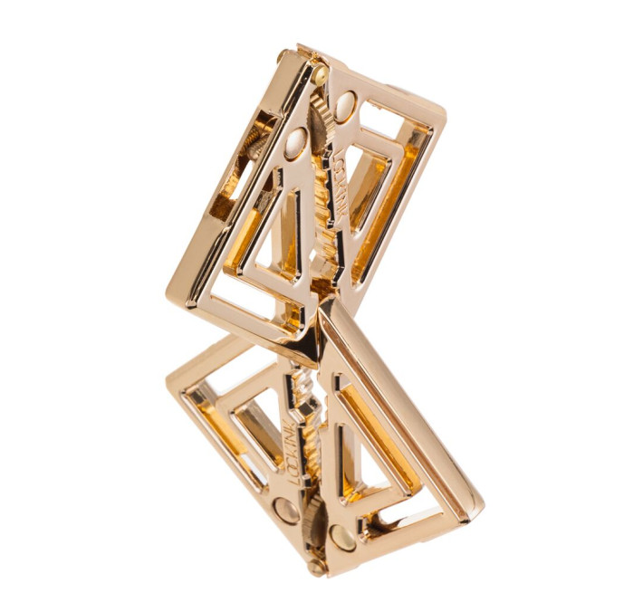 Зажимы для сосков с легкой подвеской LOCKINK Adjustable Nipple Clamps with Light Pendant - Golden