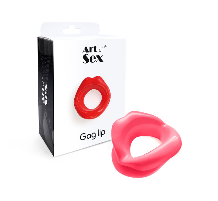 Кляп-розширювач у формі губ Art of Sex – Gag lip, рожевий