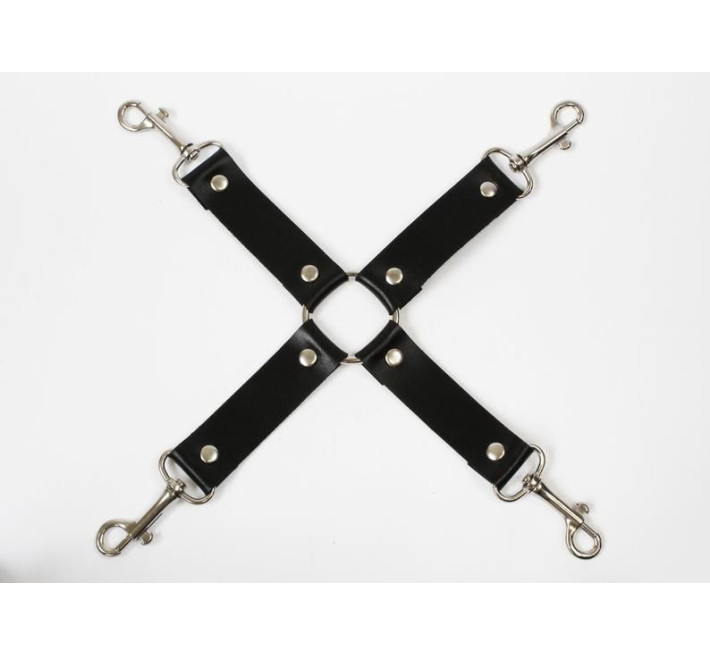 Крестовина из кожи Feral Feelings - 4 Way Connector Черная