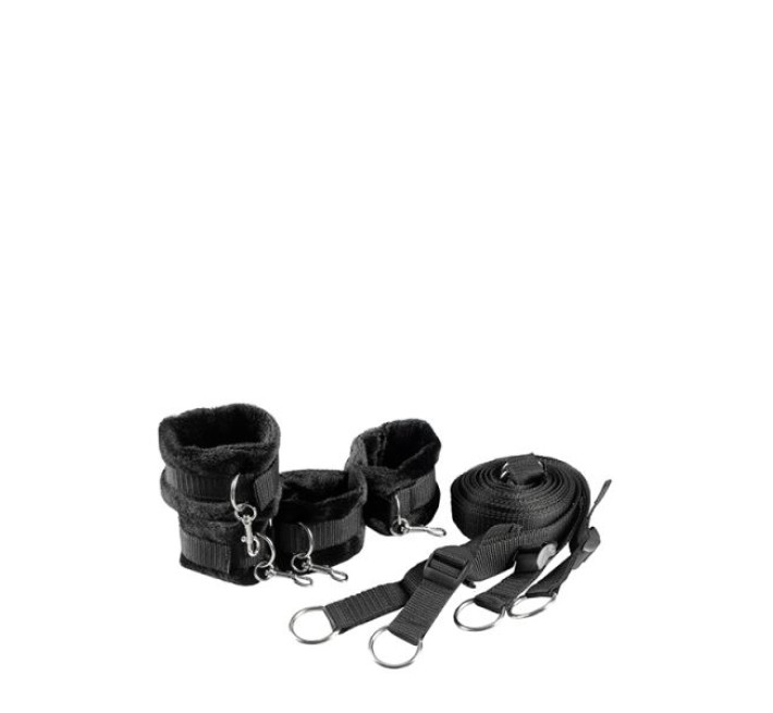 Ремінна система для фіксації до ліжка Dreamtoys Blaze Bed Restraint Set