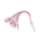 Флоггер Liebe Seele White & Pink Leather Whip