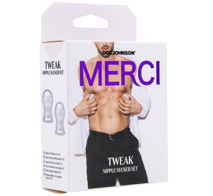 Присоски для сосков Doc Johnson Merci - Tweak - Nipple Sucker Set