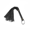 Флоггер Liebe Seele Black Organosilicon Flogger, 44 см, экокожа