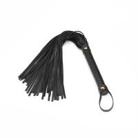 Флогер Liebe Seele Black Organosilicon Flogger, 44 см, екошкіра Флогер Liebe Seele Black Organosilicon Flogger, 44 см, екошкіра