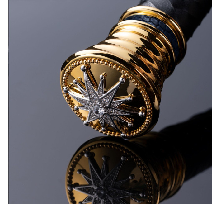 Батіг з італійської шкіри UPKO Black Label Collection, ручна робота