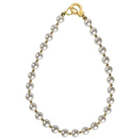 Жемчужный ошейник с поводком LOCKINK Pearl Collar & Leash Set Жемчужный ошейник с поводком LOCKINK Pearl Collar & Leash Set