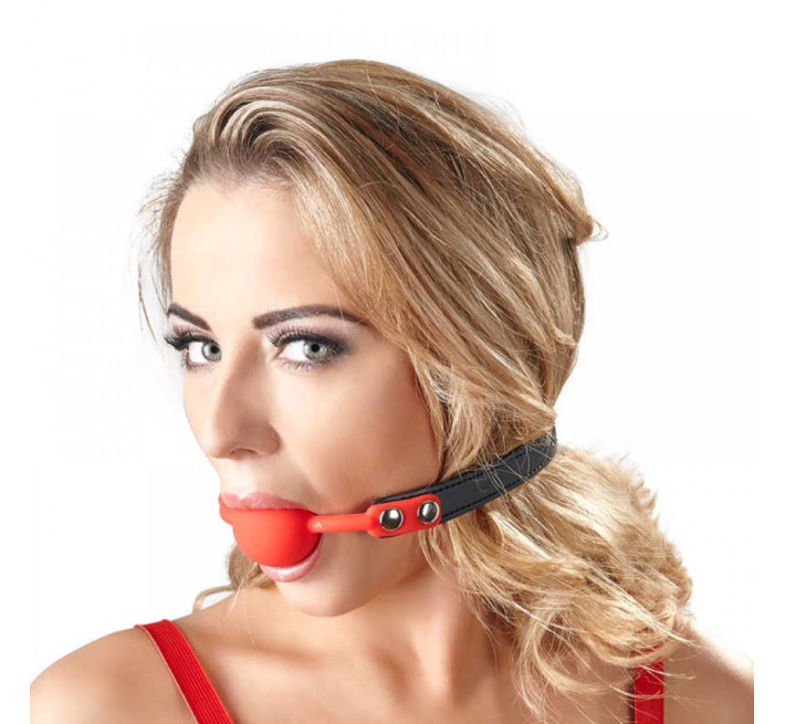 Кляп Bad Kitty Gag Silicone Red