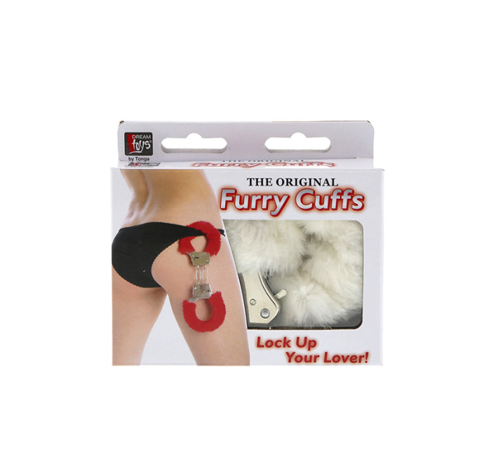 Наручники Dreamtoys Metal Handcuff with Plush Білі