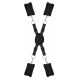 Ремінна система для фіксації до ліжка Dreamtoys Blaze Bed Restraint Set