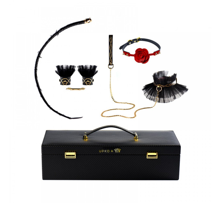 Королівський набір з італійської шкіри UPKO Luxurious & Romantic Kit, 5 предметів