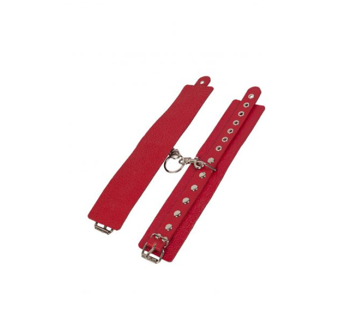 Наручники sLash Leather Restraints Hand Cuffs 2, Red