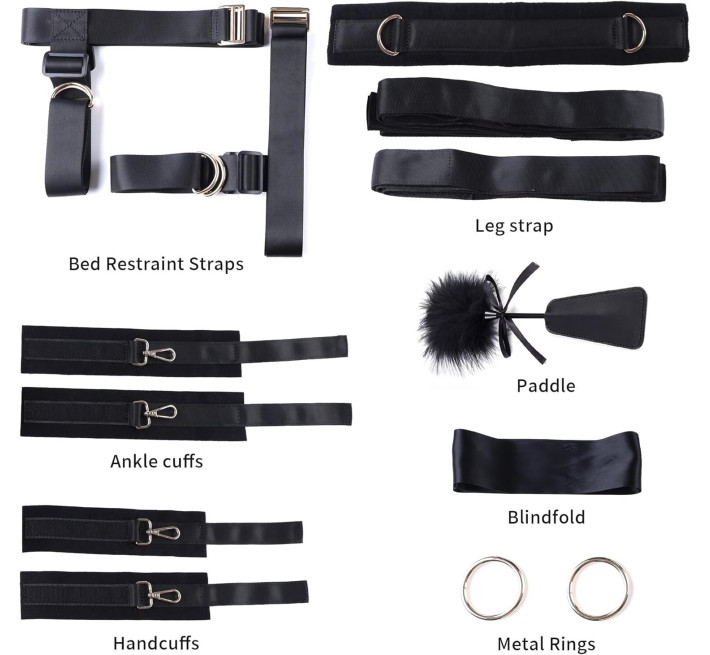 БДСМ-набір LOCKINK YEAHWOW Bed Restraint set
