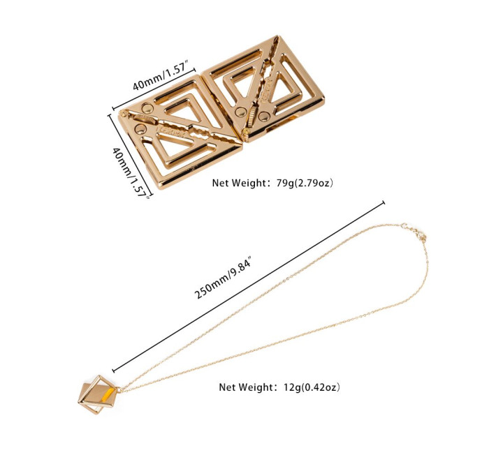 Зажимы для сосков с легкой подвеской LOCKINK Adjustable Nipple Clamps with Light Pendant - Golden