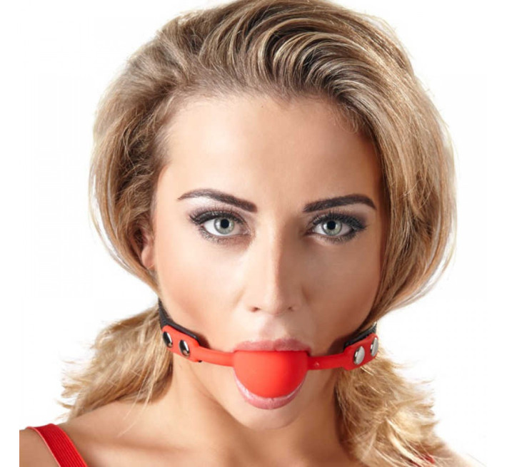 Кляп Bad Kitty Gag Silicone Red