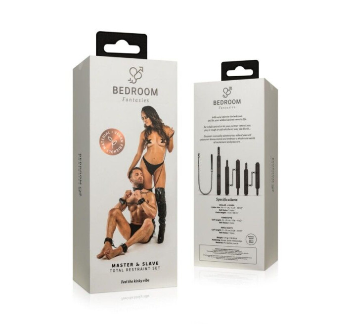 Набір для BDSM Bedroom Fantasies: Master & Slave Total Restraint Set