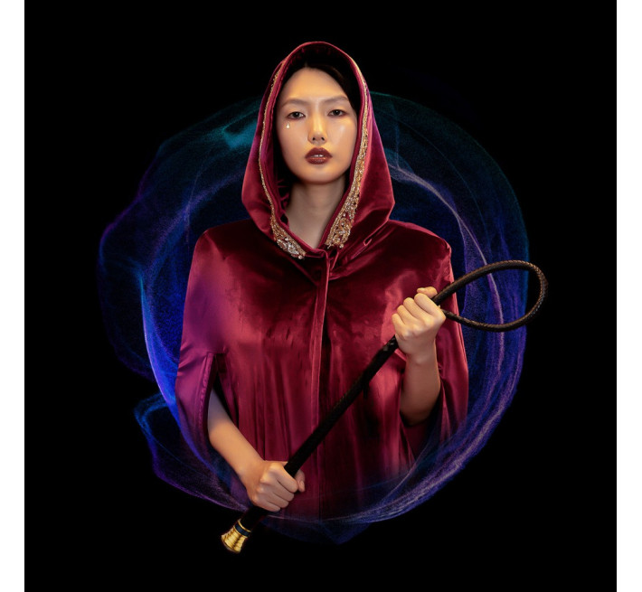 Батіг з італійської шкіри UPKO Black Label Collection, ручна робота