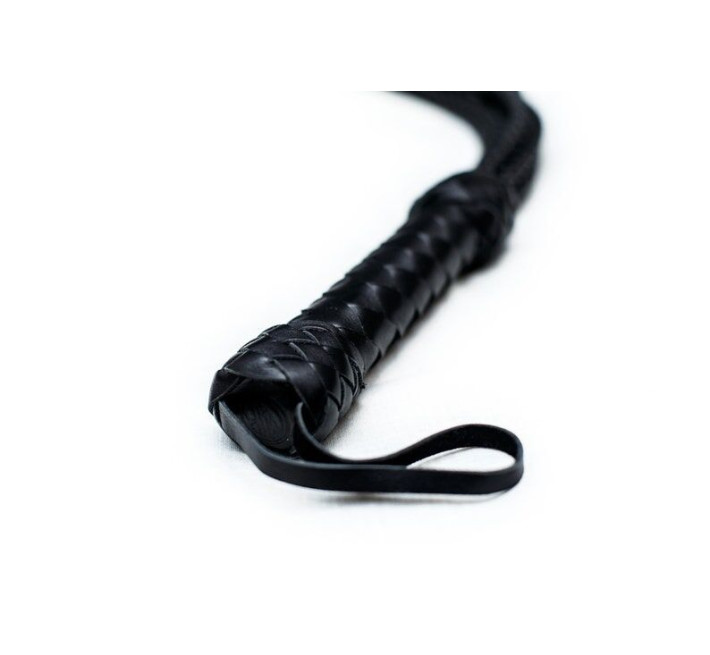 Флоггер Art of Sex Кошка, 9 плетенных хвостов по 50 см, Черный