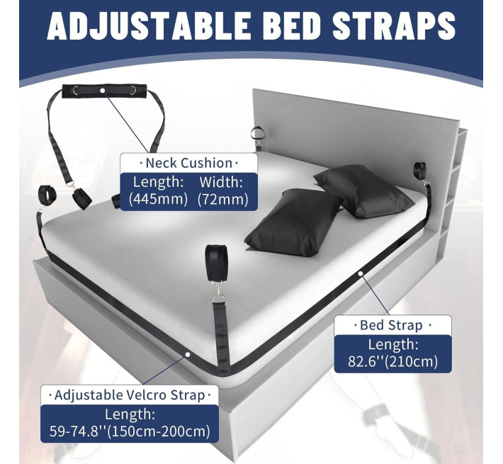 БДСМ-набір LOCKINK YEAHWOW Bed Restraint set