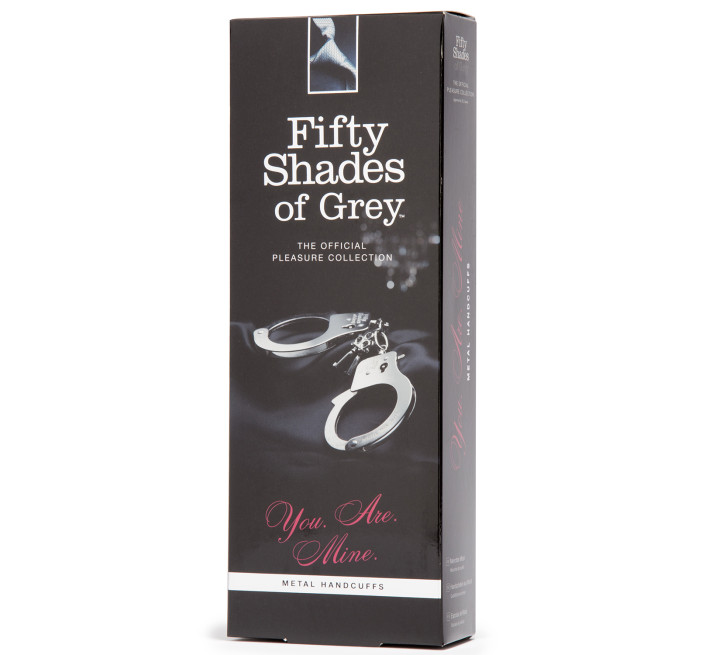 Металеві наручники Fifty Shades of Grey Ти. Моя.