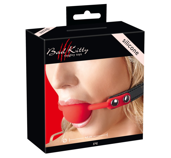 Кляп Bad Kitty 249186 Gag silicone Червоний