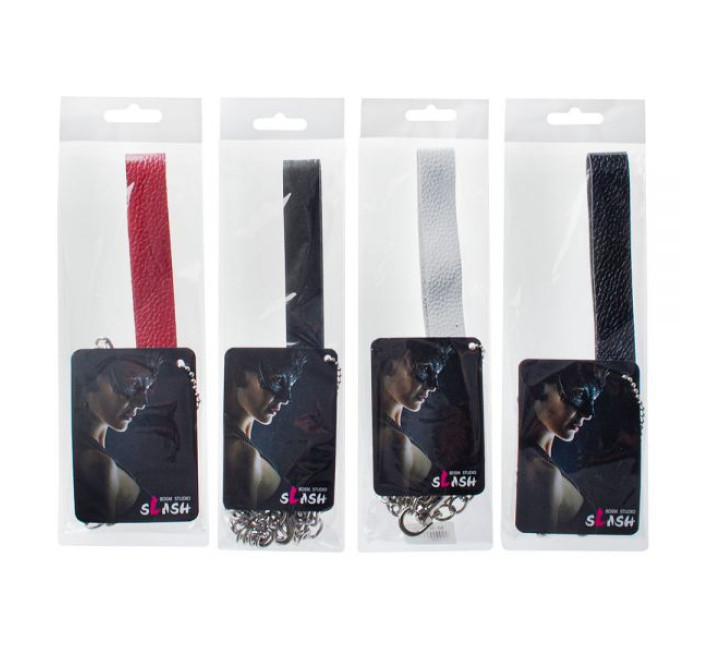 Повідець sLash Leather Leash Slave, Black
