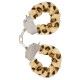 Наручники з хутром Toy Joy Furry fan cuffs Леопард