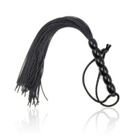 Міні флогер DS Fetish Leather flogger Чорний, 22 см