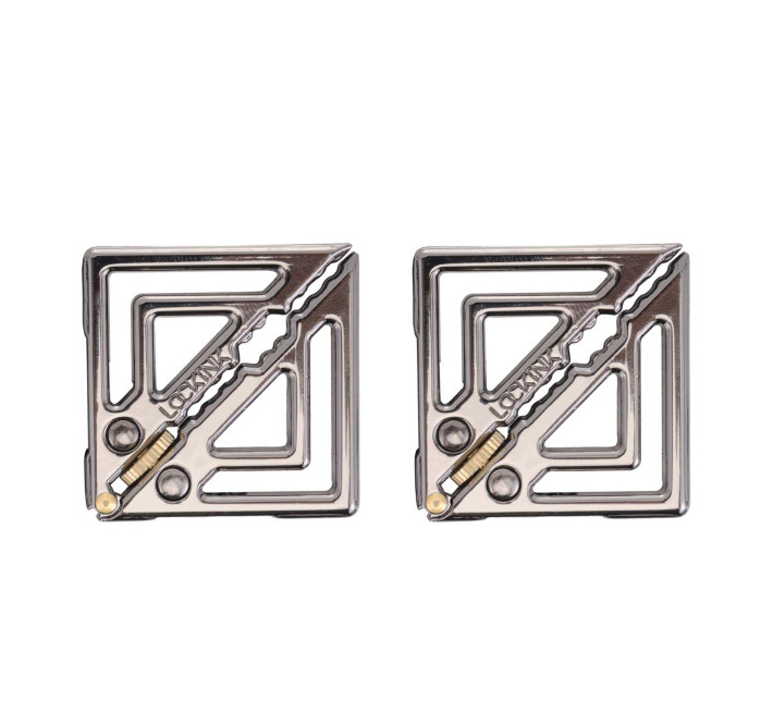 Зажимы для сосков с легкой подвеской LOCKINK Adjustable Nipple Clamps with Light Pendant - Grey