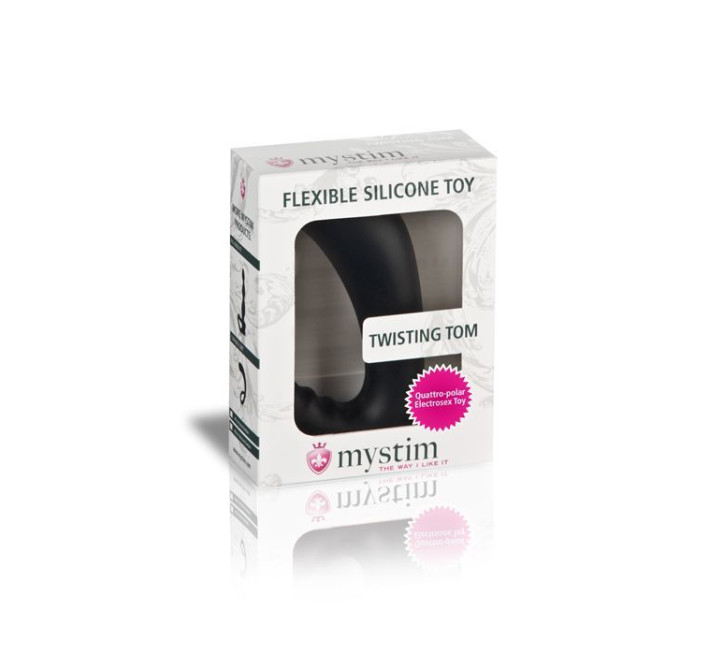 Массажер простаты Mystim Twisting Tom с моделированием формы для электростимулятора