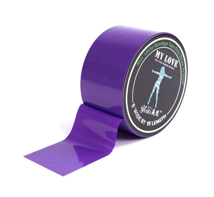 Лента бондажная DS Fetish My Love Фиолетовая 15 м