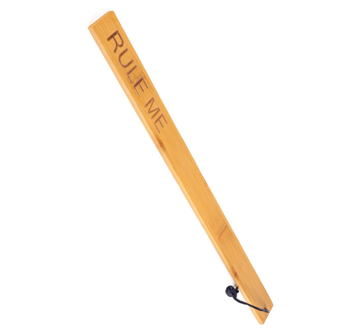 Падл Fetish Tentation — Paddle Rule Me Bamboo, упакований у ПЕ пакет