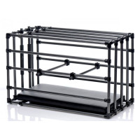 Міцна розбірна клітина для покарань Master Series Kennel Adjustable Bondage Cage Міцна розбірна клітина для покарань Master Series Kennel Adjustable Bondage Cage