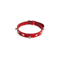 Нашийник sLash Leather Choker, Red