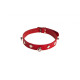 Нашийник sLash Leather Choker, Red