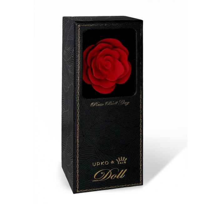 Кляп в форме Розы UPKO Rose Ball Gag Красный