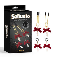 Затискачі на соски Chisa Pearl Nipple Clamps Kit-Senuelo