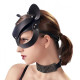 Маска кішечка DS Fetish Shiny cat Mask with studs