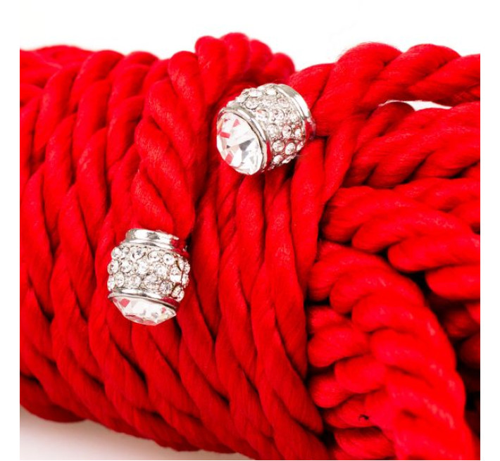 Мотузка для бондажу sLash Premium Silky, 5 м, Red