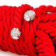 Мотузка для бондажу sLash Premium Silky, 5 м, Red